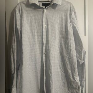 Banana Republic Men’s XL blue and white dress shirt.